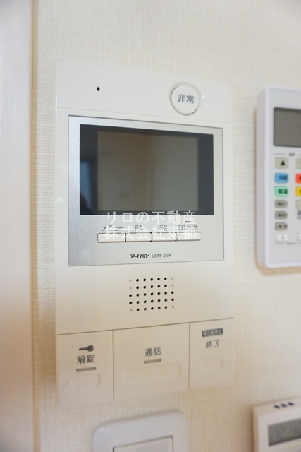 セキュリティ　ＴＶモニター付インターホンがあるので訪問者が一目でわかります