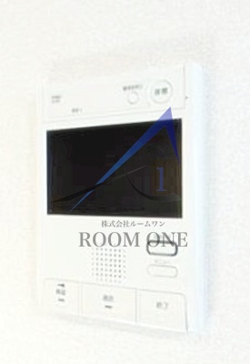 セキュリティ　モニター付きインターホンです。