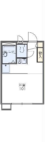 レオパレスデルニエKIIの間取り写真