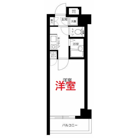 ＪＲ山手線 五反田駅 徒歩9分 5階建 築29年の間取り写真