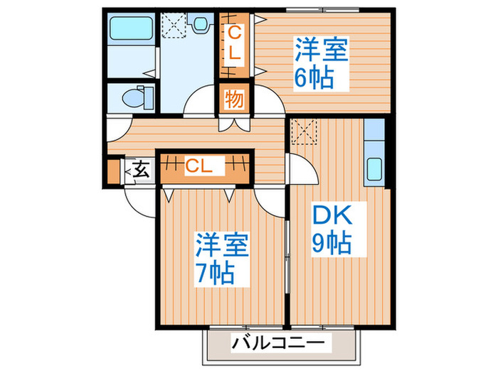 バレイハウスの間取り写真