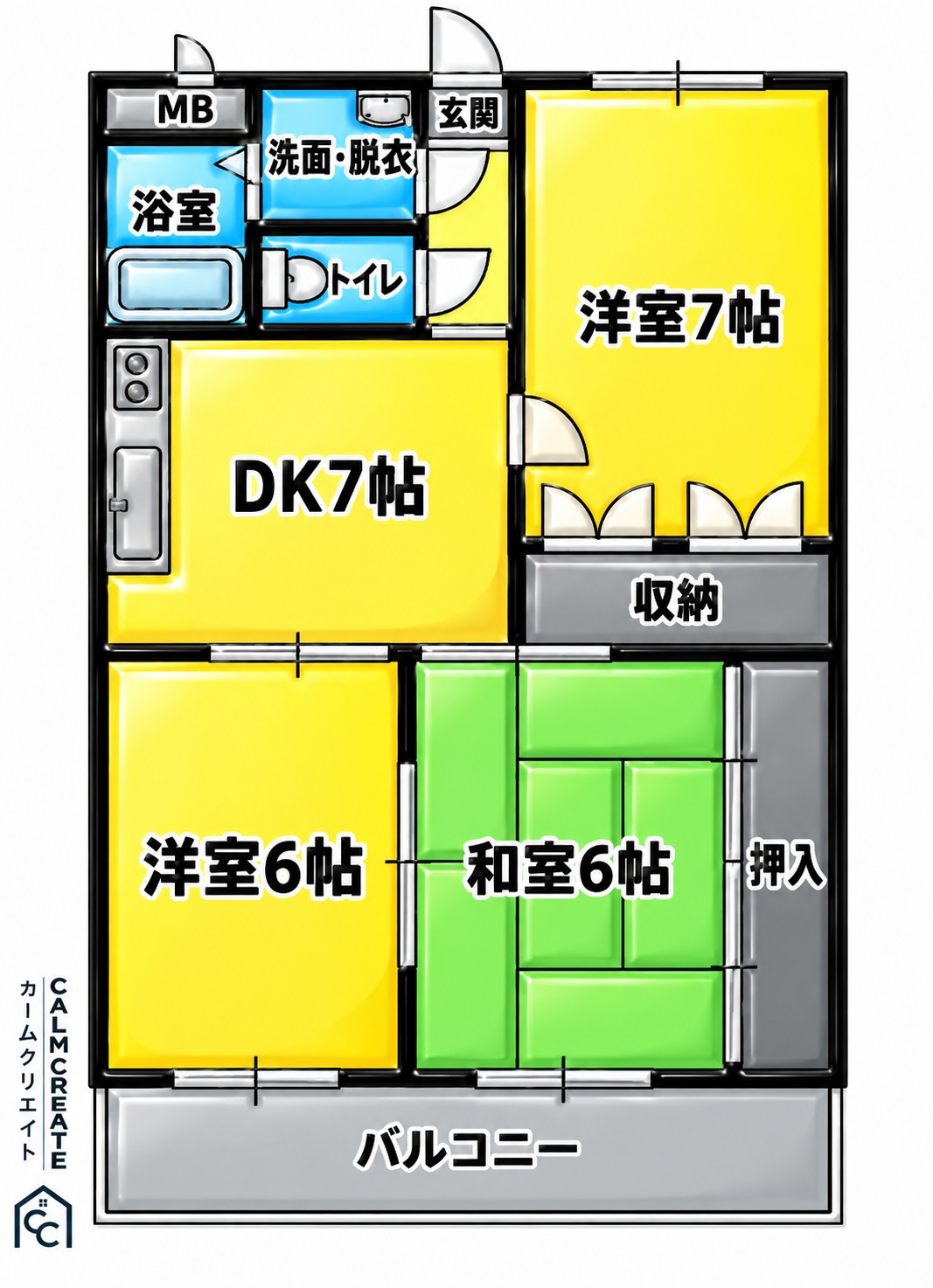 ＪＲ山陰本線 綾部駅 徒歩18分 2階建 築31年の間取り写真