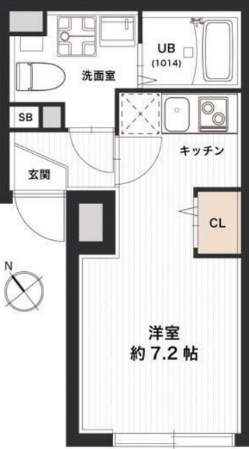 東京メトロ半蔵門線 押上駅 徒歩7分 5階建 築5年の間取り写真