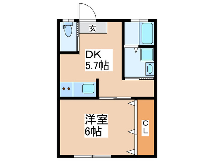 佐吉マンションの間取り写真