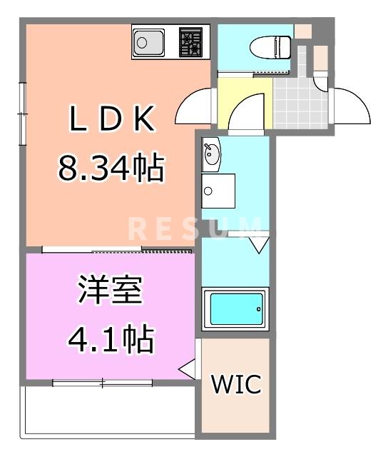 ＪＲ京葉線 蘇我駅 徒歩13分 3階建 築6年の間取り写真