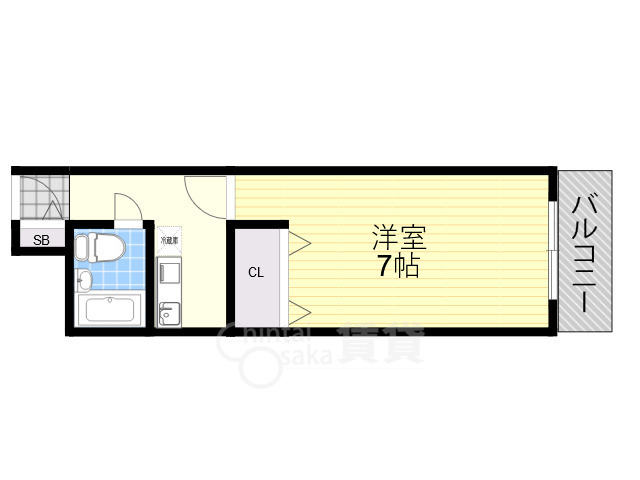 大阪モノレール彩都線 豊川駅 徒歩18分 2階建 築37年の間取り写真