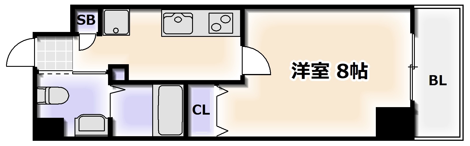 Park Lane Minamiの間取り写真