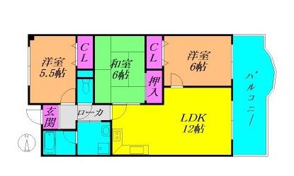 メゾンリーガル48の間取り写真