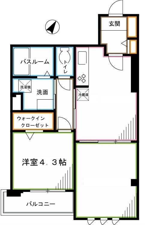 ＪＲ中央線 荻窪駅 徒歩8分 3階建 築11年の間取り写真