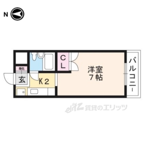 グレセントYYU―2の間取り写真