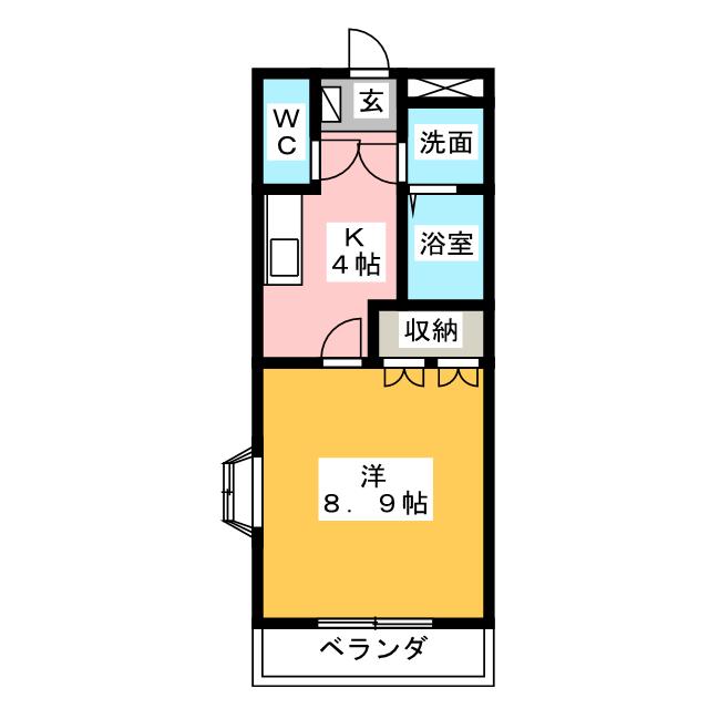 カサブランカの間取り写真