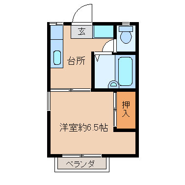 ピース岡の間取り