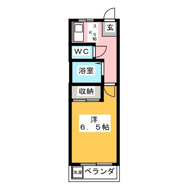 ハイツ神明　Ａの間取り