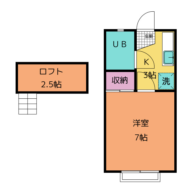 サンコーポ東の間取り