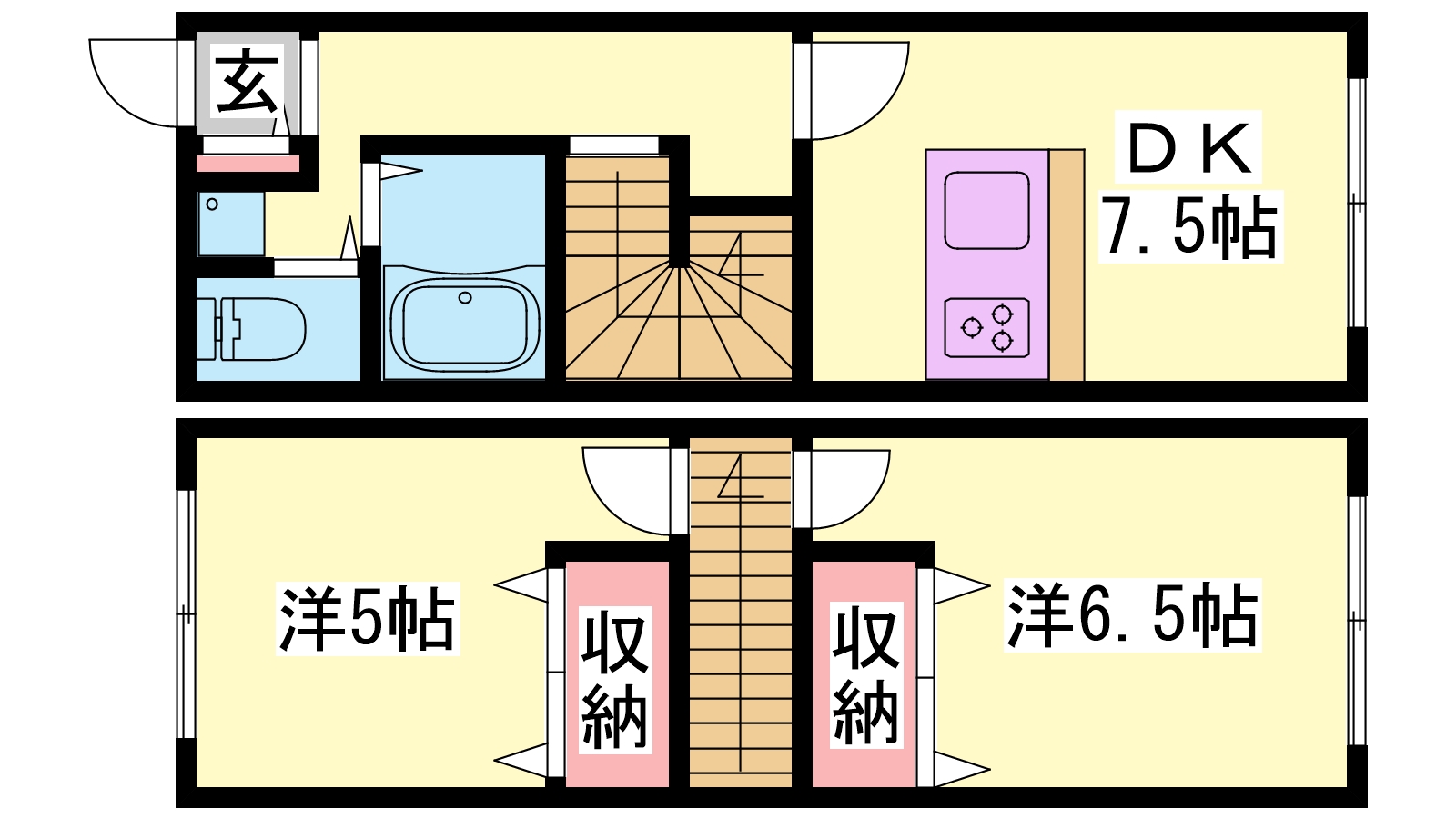 インタービレッジもとやしきの間取り