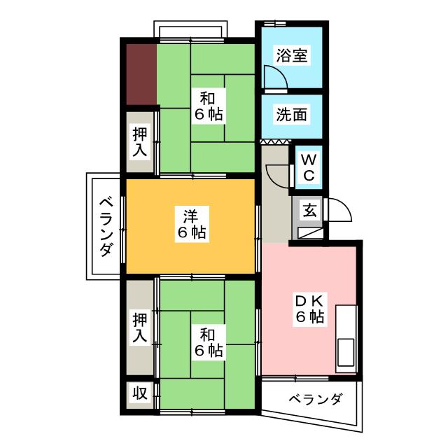 【須賀第２ビルの間取り】