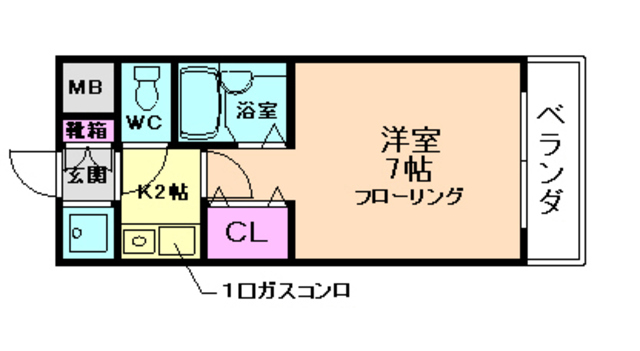 サントレノ箕面の間取り