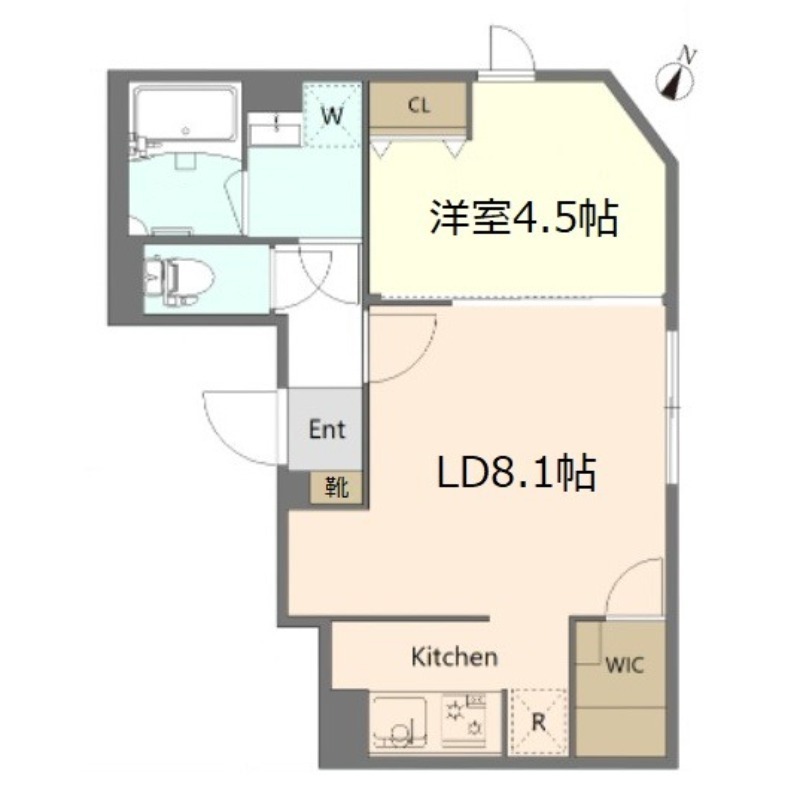 toggle白金高輪の間取り