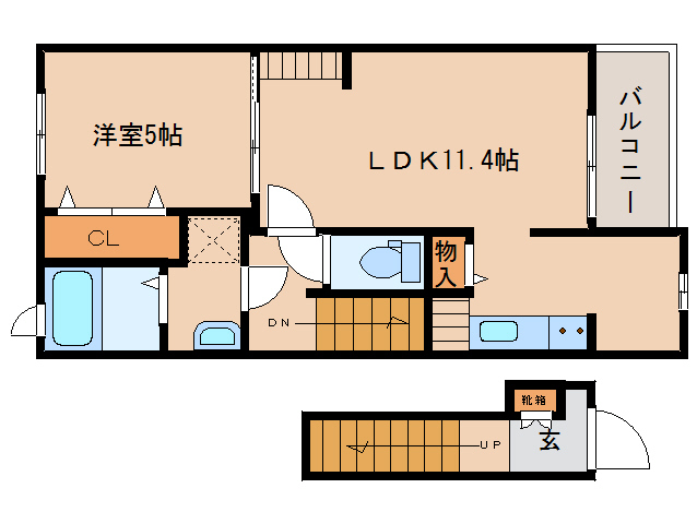 プラシードの間取り