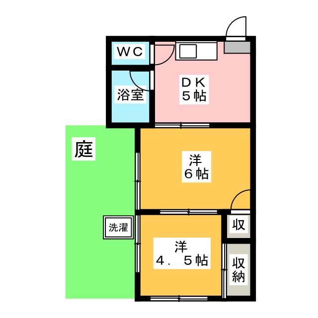 鷹の台第一グリーンサイドの間取り