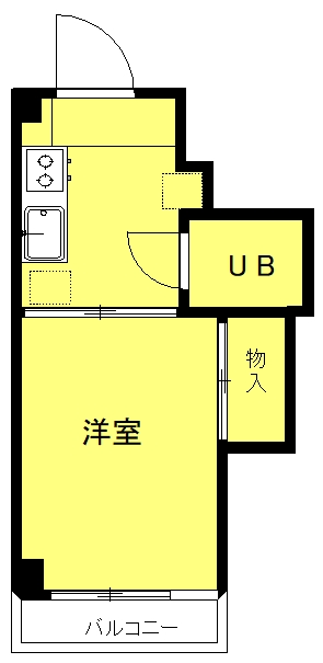 東京園マンションの間取り