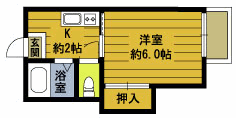 サニーハイツ丸山の間取り