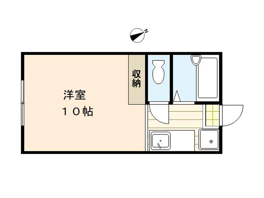 グリーンライフ西福間A棟の間取り