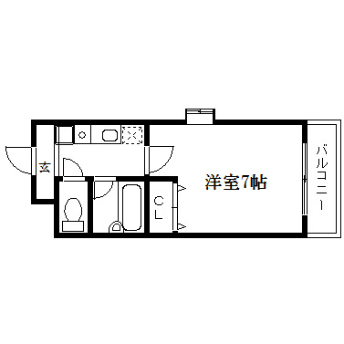 エクシード円町の間取り