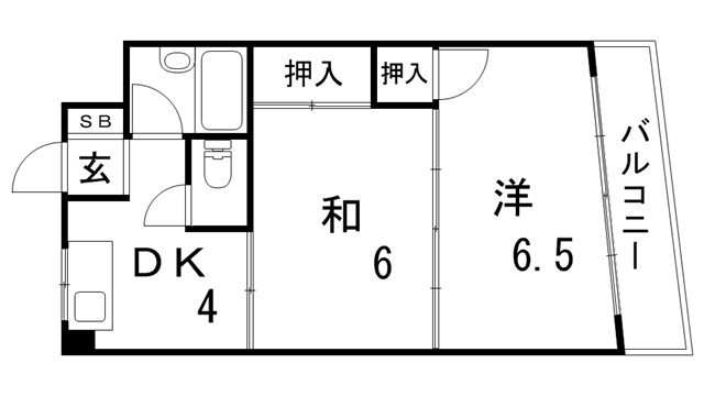 有馬スカイハイツの間取り