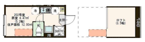 仮）北町７丁目ＮｅｏＡＶＡＮＤの間取り