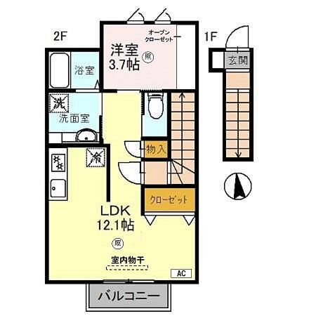 DHCR彦根古沢町の間取り