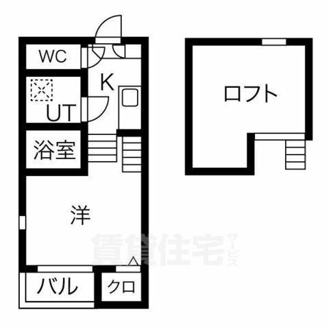 ル　ソレイユ安田通の間取り