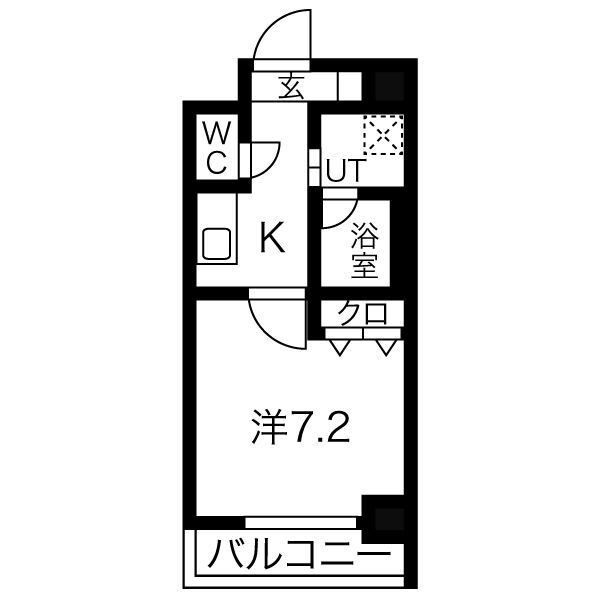 レジデンス京都ミッドシティの間取り