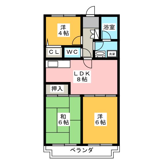 ウィスタリア藤田の間取り