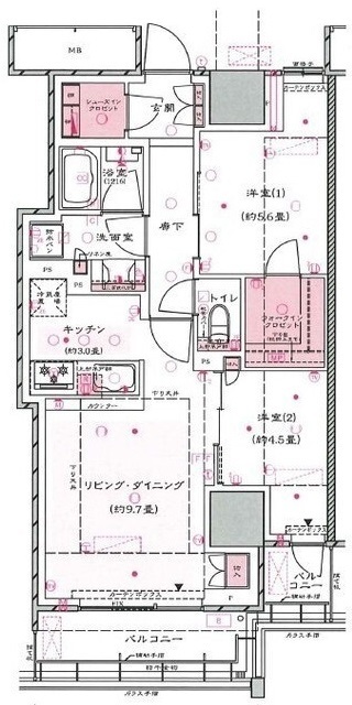 大宮スカイ&スクエア ザ・タワーの間取り