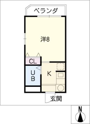 ベルトピア稲沢　２の間取り