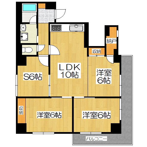 U residence京都三条の間取り