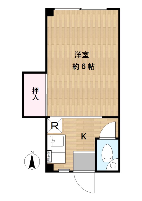 大洋マンションの間取り