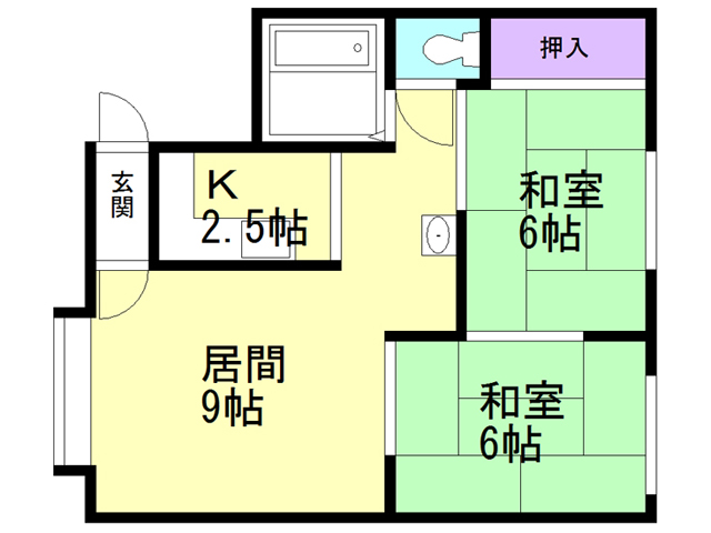 スターハイツ（１３－１５）の間取り