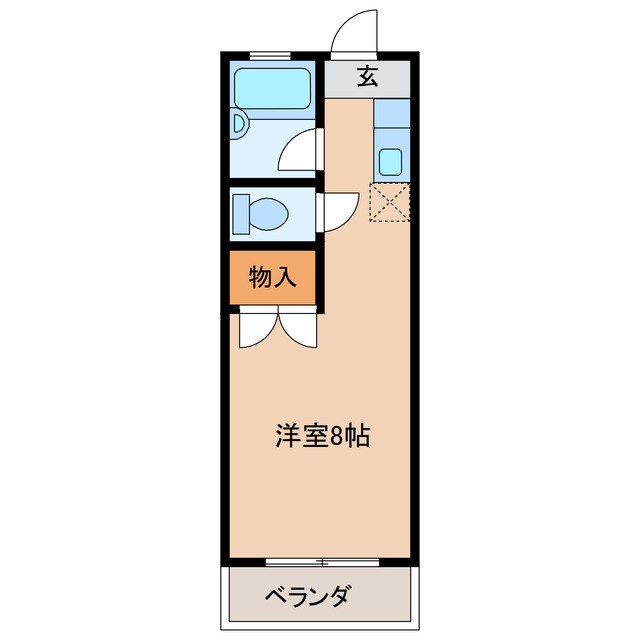 松阪市久保町のマンションの間取り