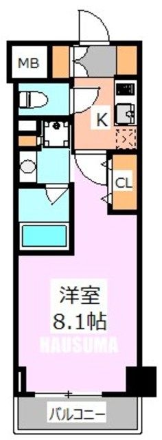 台東区谷中のマンションの間取り