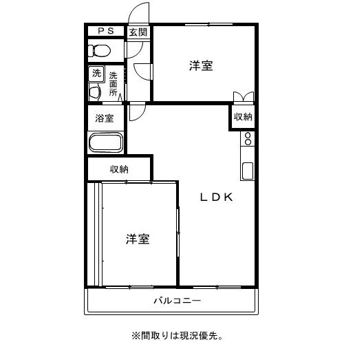 サンライズ清武の間取り