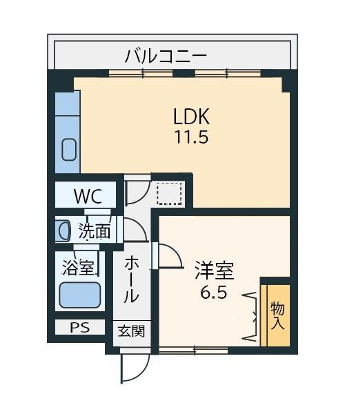 三和ハイツ北棟の間取り