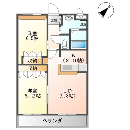 パストラルガーデン山田の間取り