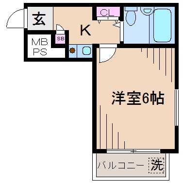 【アートイン元住吉の間取り】