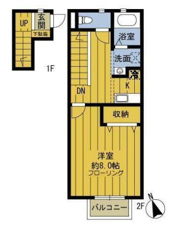 【The North等々力の間取り】