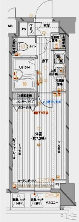 メインステージ赤塚の間取り