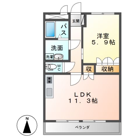 グランド・ソレイユの間取り