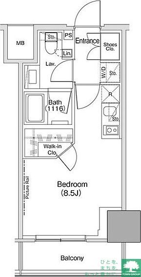 品川区東中延のマンションの間取り