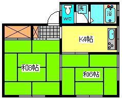 コーポＳＡＳＡＫＩの間取り